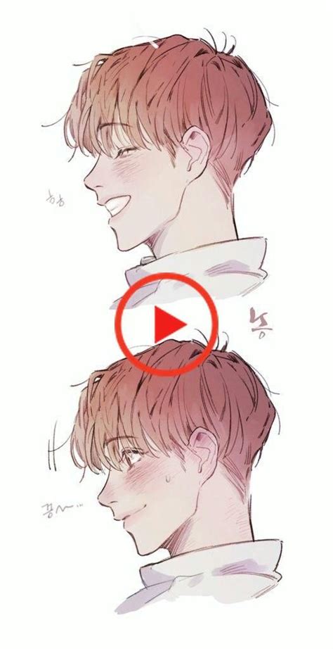 How To Draw Anime Face Male Side Profile Profile Face Side Face In