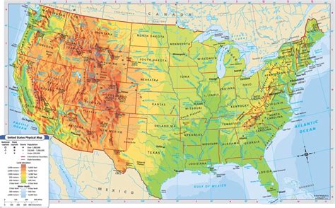 27 Landform Map Of The United States Online Map Around The World