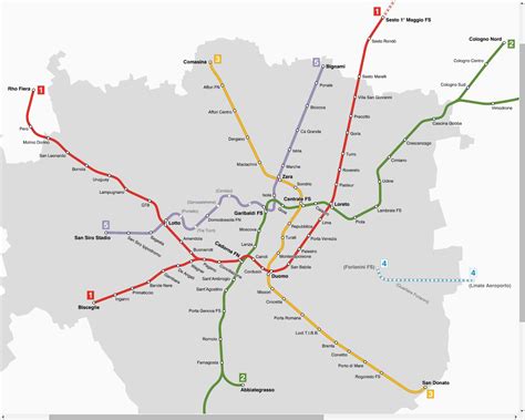 Atm Milano Tramvaje Mapa Mapa Atm Milano Tramvají Lombardie Itálie