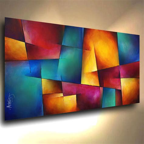 Modern Abstract Art Contemporary Giclee Canvas Print Of A