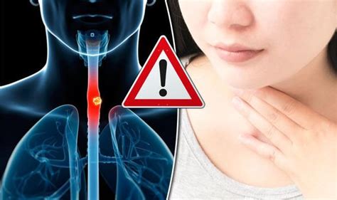 Cancer Symptoms Signs Of Tumour Include Difficulty Swallowing Food