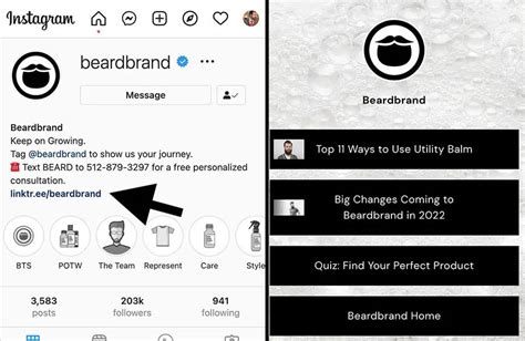 How To Make An Instagram Link In Bio Page Practical Ecommerce