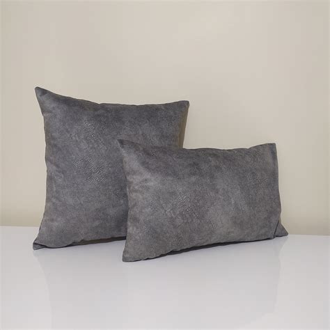 Dark Gray Pillowcase Gray Design Pillow Throw Pillows Pillow Covers