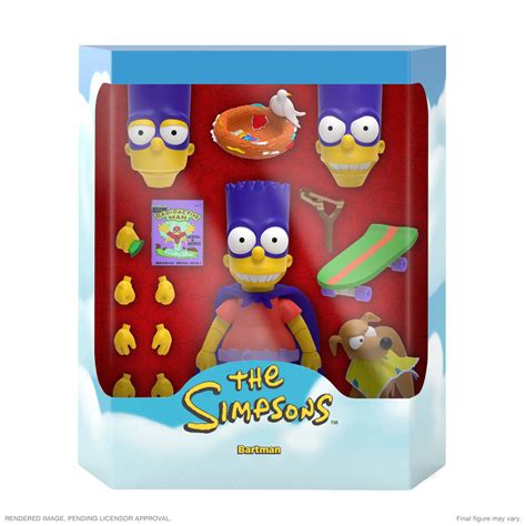 Super7 The Simpsons Ultimates Wave 2 Bartman Props And Uk