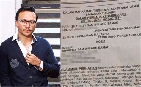 2, jalan tengku ampuan zabedah d9/d, seksyen 9, 40100 shah alam, selangor darul ehsan. LHDN Beri 6 Bulan Untuk Sam Selesaikan Tunggakan