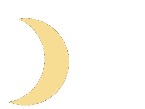 Crescent Moon Gold Clip Art At Vector Clip Art Online
