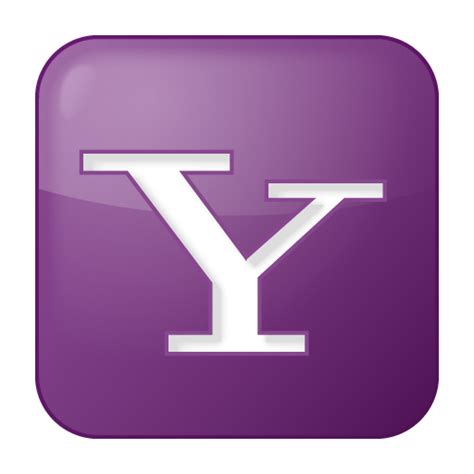 Available in png and svg formats. Social yahoo box lilac Icon | Social Bookmark Iconset ...