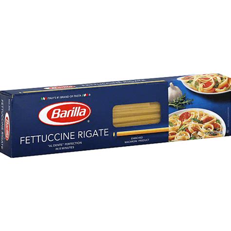 Barilla Pasta Fettuccine Rigati 14 Oz Box Pasta And Noodles Donelan