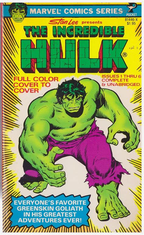 The Incredible Hulk Issues 1 6 Paperback Illustrated 1978 Hulk