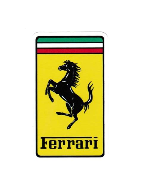 1851 Ferrari Car Logo 8 X 45 Cm Decal Sticker