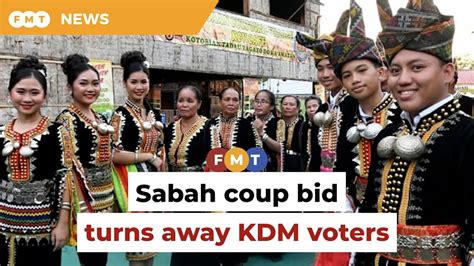 sabah coup bid will turn away more kdm voters says analyst youtube