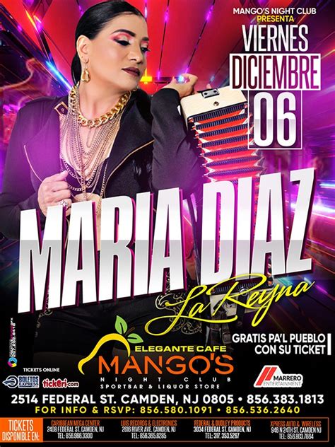 Maria Diaz La Reyna Tickets Boletosexpress
