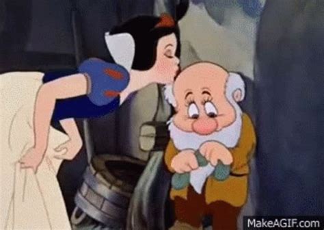 Shy Snow White GIF Shy Snow White Dwarfs Discover Share GIFs Snow White Dwarfs Disney