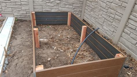 The beauty of this particular raised bed build is that it is cheap and easy to build. Trex Raised Bed Garden DIY