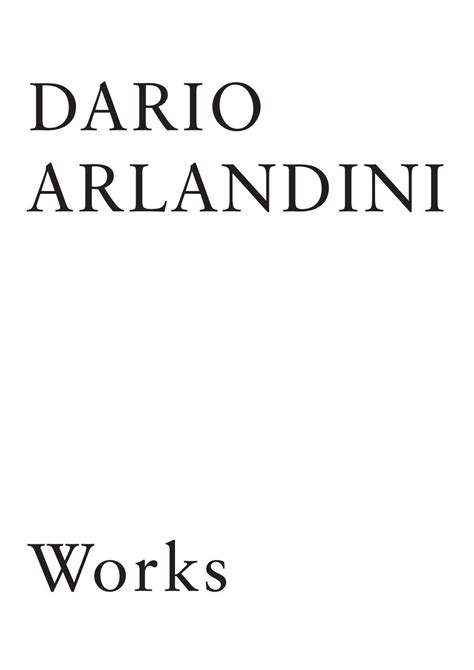 Works By Dario Arlandini Issuu