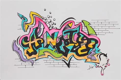 Your Name In Graffiti Art Lesson Plans
