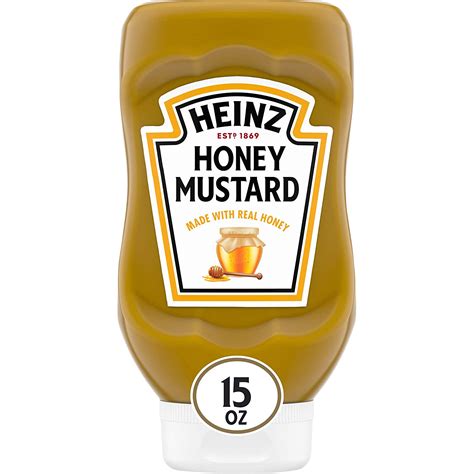 Heinz 100 Natural Honey Mustard With Real Honey 6 Ct