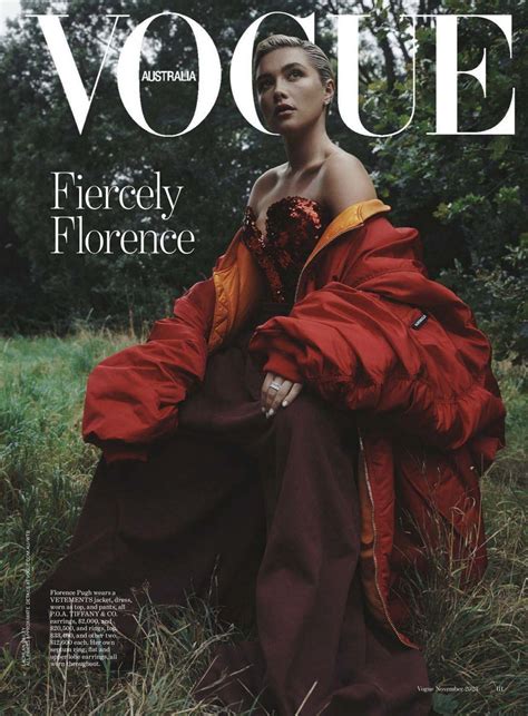 Florence Pugh In Vogue Australia November Hawtcelebs