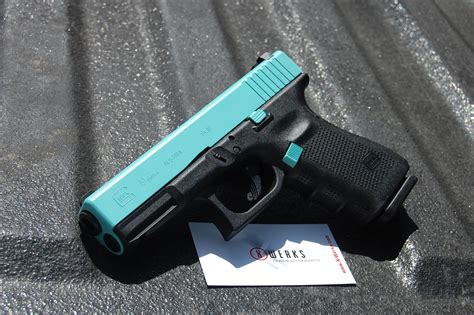 X Werks Glock 19 Gen 4 Tiffany Blue 9mm No Cc Fee