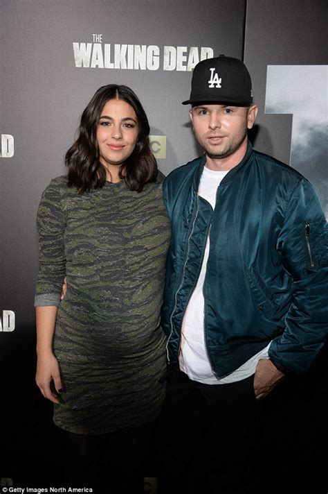 Walking Dead Star Alanna Masterson Gives Birth To Daughter Marlowe Daily Mail Online