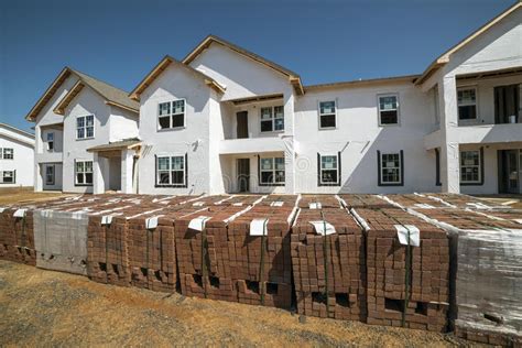 New Apartment Complex Under Construction Stock Image