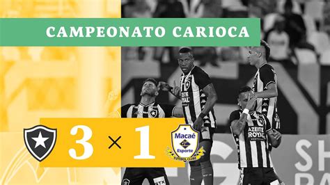 Botafogo vs macae esporte prediction. BOTAFOGO 3 X 1 MACAÉ - GOLS - 26/01 - CAMPEONATO CARIOCA ...