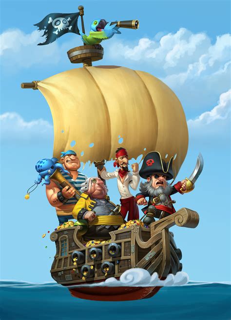 Pirates Of The High Fees Campaign For Worldfirst Bank On Behance Pirate Games Pirate Art