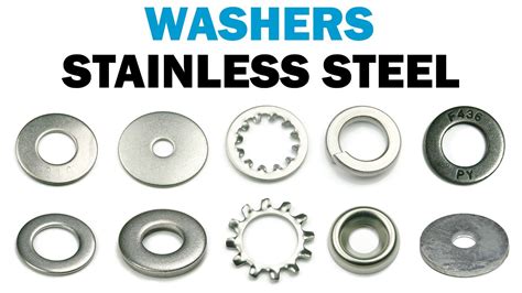 Stainless Steel Washers Come In Many Shapes And Sizes For Many