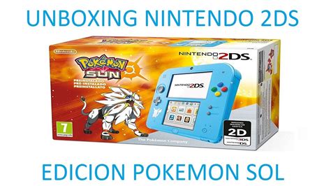 *nintendo ds lite* pink handheld console with stylus, charger & cartridge holder. Unboxing Nintendo 2DS Edicion Especial Pokemon Sol & Luna + Figura Solgaleo - YouTube