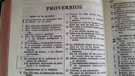 La Biblia Libro De Proverbios Resumen