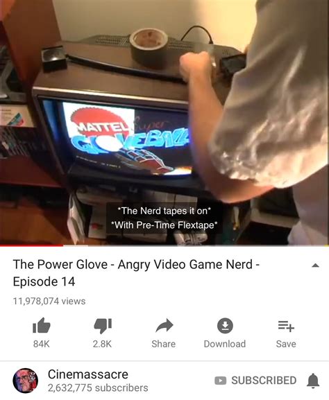 Someone Put In A Flex Tape Reference In The Power Glove Episode Of Avgn