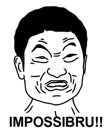 Impossibru Face Meme On All The Rage Faces Cant Even