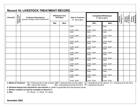 Printable Cattle Record Keeping Forms Printable Blank Vrogue Co