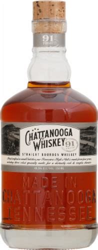 Chattanooga Whiskey 91 Tennessee High Malt Bourbon Whiskey 750 Ml