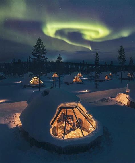 Lapland Finland Igloos This Would Be A Good Place To Quarantine R
