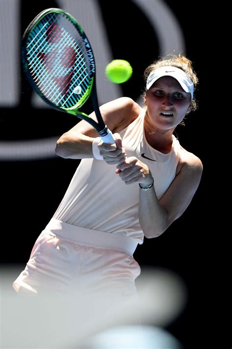 Marketa Vondrousova At Australian Open Tennis Tournament In Melbourne