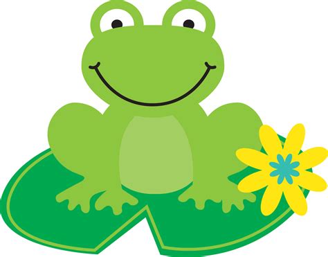 Clipart Of Frog In A Pond Clipart