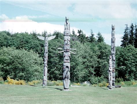 Totem poles are huge wooden columns which were made by native americans along the pacific 'namgis totem pole in british columbia, canada. Northwest Coast Totem Poles - Museum of Archaeology ...