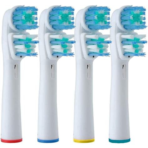 Double Clean Brush Heads Compatible With Braun Oral B Dual Clean