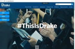 Drake Homepage Gets A New Look Drake University Newsroom