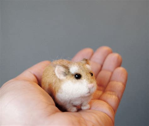Robo Dwarf Hamster Realistic Needle Felted Hamster Ready To Etsy