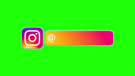 Green Screen Instagram Logo Video Template Imagesee