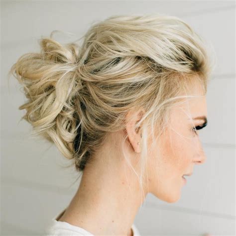15 Best Collection Of Updos For Medium Length Thin Hair
