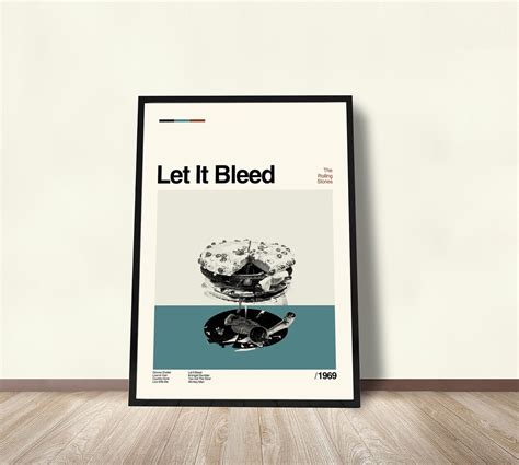 Let It Bleed Poster Let It Bleed Art Let It Bleed Print Etsy