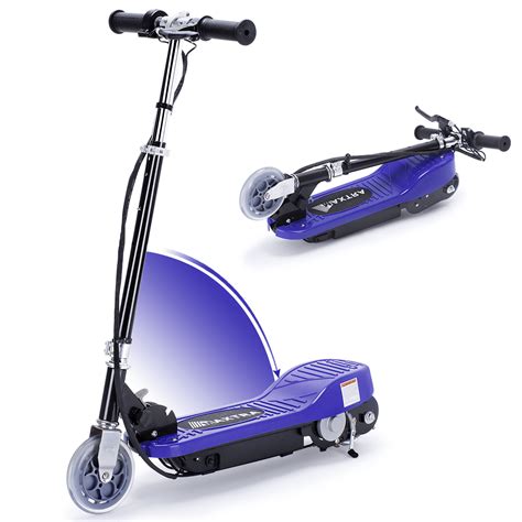 Maxtra E100 Adjustable Handlebar Height Folding Electric Scooter For