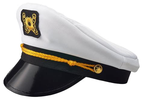 Nj Novelty Yacht Captain Hat Boat Sailor Ship Skipper Cap Adult