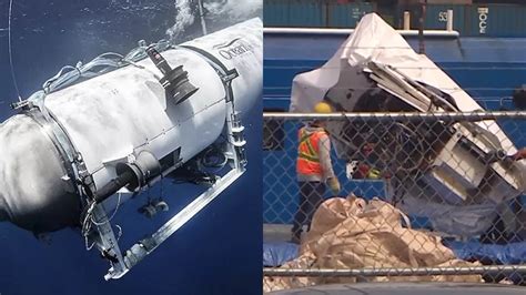 Restos del submarino Titán llegan a Canadá tras ser recuperados del