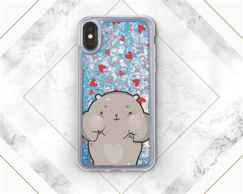 Funny Hamster Cute Animal Iphone X Case For Samsung Iphone 8 Etsy
