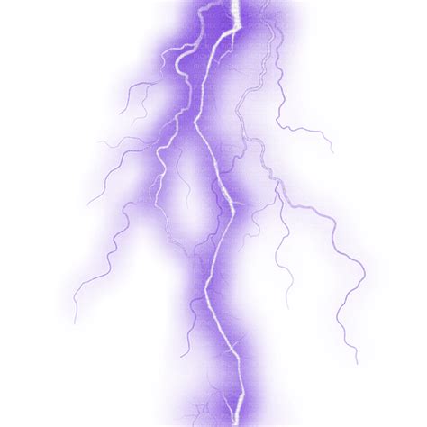 Lightning By Merishy Lightning Thunder Purple Deco Light