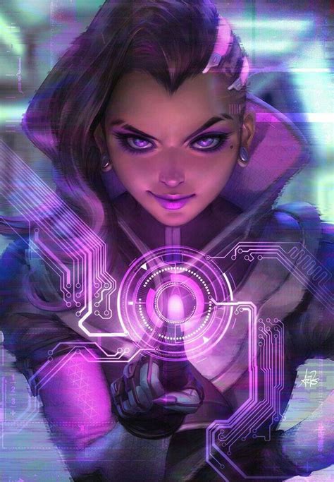 Pin By Kendra On Phone Wallpapers Sombra Overwatch Overwatch